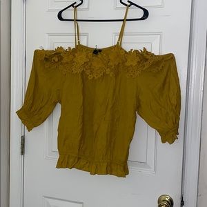 Mustard color blouse